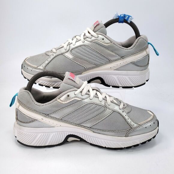 Nike Dart 8 Youth Lace Up Athletic Gym Shoe Girls Size 6 395743-005 Gray Blue - Picture 5 of 9